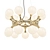 Stunning Moondrop Gold Chandelier 3D model small image 1