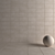 LUPUS Beige Concrete Wall Tiles 3D model small image 4