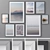 4-Color Photo Frames Set 3D model small image 1