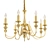 Elegant Italian Pendant Light 3D model small image 1
