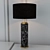 Elegant Eichholtz Newman Marble Table Lamp 3D model small image 2