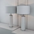 Elegant Eichholtz Newman Marble Table Lamp 3D model small image 4