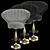 Sleek TurboDoop Stool 3D model small image 1