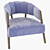 Elegant Ellen Armchair: High-quality 3D Model 3D model small image 1