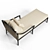 Elegant Century Royal Chaise 3D model small image 5