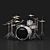 Tama Performer Drum Set: Smooth, Adjustable, and Versatile 3D model small image 1