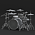 Tama Performer Drum Set: Smooth, Adjustable, and Versatile 3D model small image 5