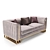 Elegant Neoclassic Sofa 3D model small image 3