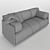 Professional 3D Sofa Model: Highly Detailed & Ready for Architectural Visualizations 3D model small image 5