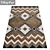 High-Quality Rug Set: 3 Variations 3D model small image 2