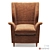 Luxurious Gio Ponti Lounge Chair: Timeless Elegance 3D model small image 2