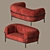 Sophie Sofa: Elegant Design by Gallotti & Radice 3D model small image 4