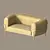 Sophie Sofa: Elegant Design by Gallotti & Radice 3D model small image 5