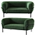 Sophie Sofa: Elegant Design by Gallotti & Radice 3D model small image 6