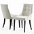 Hugo Desk with Chloe Chair: Sleek and Functional 3D model small image 3