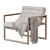 Dillon Modern Armchair 3D model small image 2