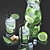 Refreshing Frozen Mojito Delight 3D model small image 2