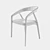 Sleek Modern Chair 3D model small image 2