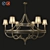 Elegant Crystal Chandelier 3D model small image 1