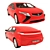 VinFast Poly Car: Sleek & Compact 3D model small image 1