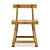 Modern Loft Wooden Chair 3D model small image 4