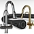 Vidric Deck: Stylish Filtered Faucet 3D model small image 1