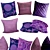 Cozy Home Decor Pillows 3D model small image 1