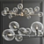 Orion CTC Chandelier - 3 Designs 3D model small image 1