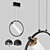 Minimalistic LED Pendant Light 3D model small image 1