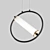 Minimalistic LED Pendant Light 3D model small image 2