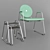 Modern 3D Chair for Vray & Corona 3D model small image 1