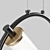 Sleek Resist LED Pendant: Modern Illumination with Trio of Rings 3D model small image 3