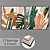 Modern Art Set: 2 Paintings + 4 Frame Options 3D model small image 1