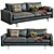BLUES Interface Sofa: Modern and Stylish Addition to Your Living Room 3D model small image 1