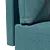 Modern Turquoise Angular Sofa 3D model small image 5
