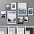 Stylish Photo Frames Set: 232 3D model small image 2