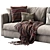 Flexform Magnum Sofa - Modern, Stylish, and Comfortable 3D model small image 2