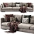 Flexform Magnum Sofa - Modern, Stylish, and Comfortable 3D model small image 3