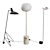 Modern Floor Lamp Set - JWDA, Peek, Tripod 3D model small image 4