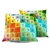 Colorful Modern Fabiela Pillow: 45x45cm, PBR Textures, Corona & Vray materials 3D model small image 4