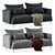 Elegant and Versatile IKEA SODERHAMN Sofa 3D model small image 1