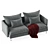 Elegant and Versatile IKEA SODERHAMN Sofa 3D model small image 2