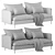 Elegant and Versatile IKEA SODERHAMN Sofa 3D model small image 4