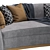 Laredo Compact Sofa: Stylish and Versatile 3D model small image 3