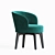 Fendi Casa Doyle Dining Chair: Elegant and Stylish Seating 3D model small image 3