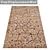 Luxury Carpet Set: 3 High-Quality Textures 3D model small image 3