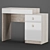 Nord Dressing Table: Sleek and Scandinavian 3D model small image 2