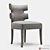 Luxury Gaia Dining Chair 3D model small image 1