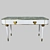 Stylish 140cm Desk - Multi-functional 3D model small image 2