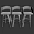 Modern Bar Stool Set 2014 3D model small image 4